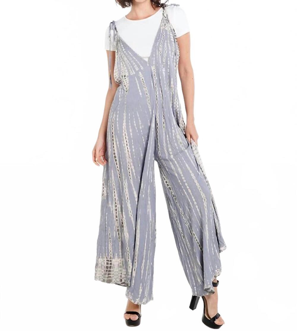 NEW KATHMANDU IMPORTS palazzo wide leg pants in blue